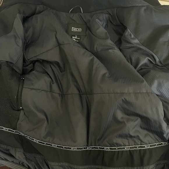 NILS Black Ski Snowboarding Jacket - Picture 14 of 16